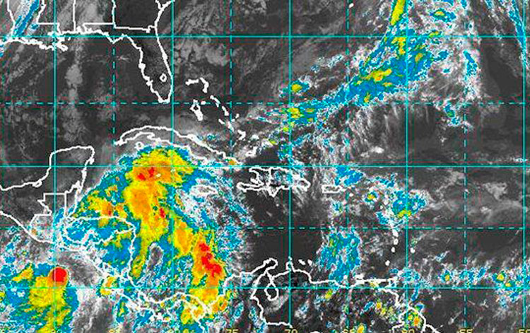 Se formó la depresión tropical número 18 próxima a Cuba Se formó la depresión tropical número 18 próxima a Cuba