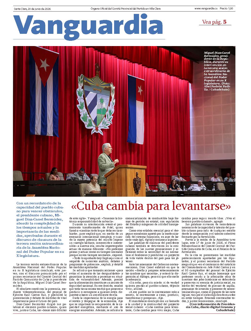 Primera página