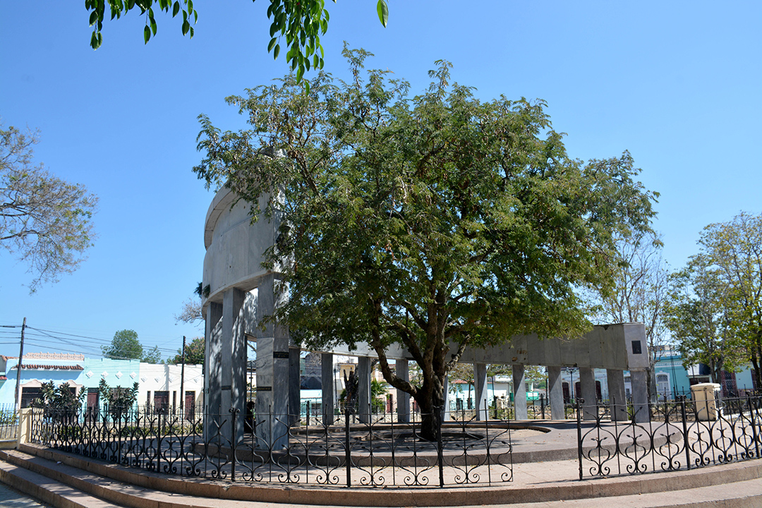 En el parque El Carmen se ubica el sitio fundacional de Santa Clara.