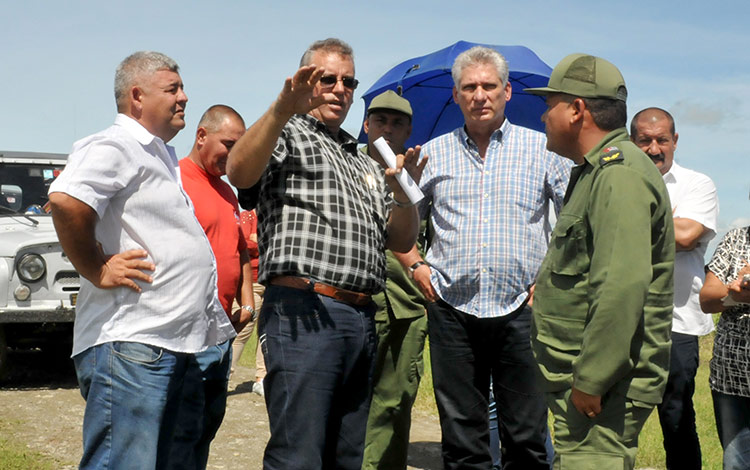 Díaz Canel en Villa Clara
