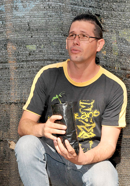 Yusdel Ferrás, investigador de la Estación Experimental Agroforestal de Jibacoa. Yusdel Ferrás, investigador de la Estación Experimental Agroforestal de Jibacoa.