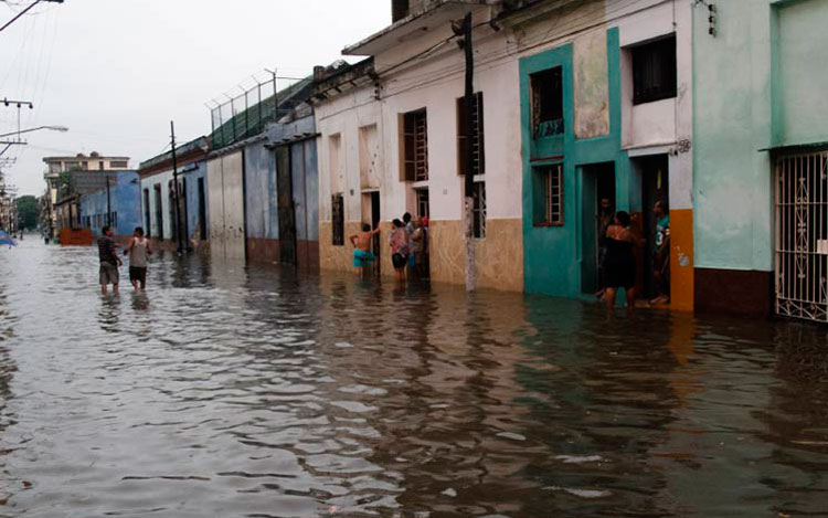Intensas lluvias en Cuba