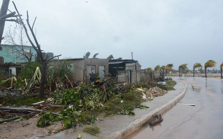 Caibarién tras el paso de «Irma»