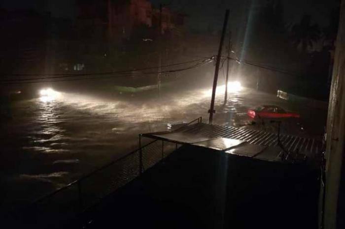 Inundaciones por tornado en La Habana, 27 de enero de 2019.