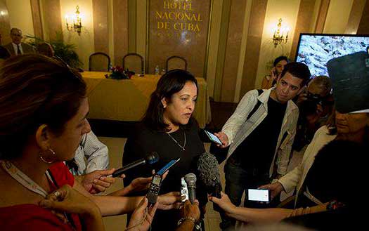 Mayra Arevich Marí­n, presidenta de Etecsa