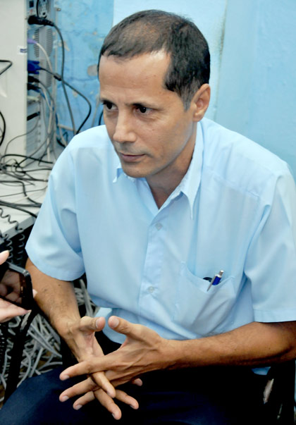 Lorenzo Yanes, director provincial de los Jóvenes Clubes en Villa Clara.