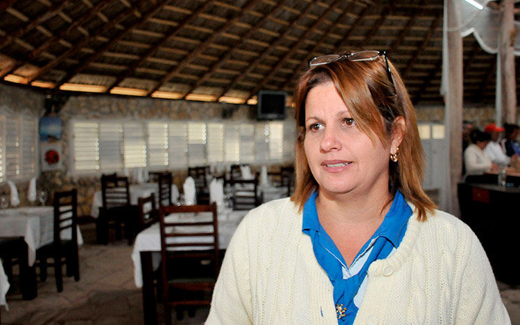 Liudmmila Pozos, administradora del restaurante El Caney, de Isabela de Sagua. Liudmmila Pozos, administradora del restaurante El Caney, de Isabela de Sagua.