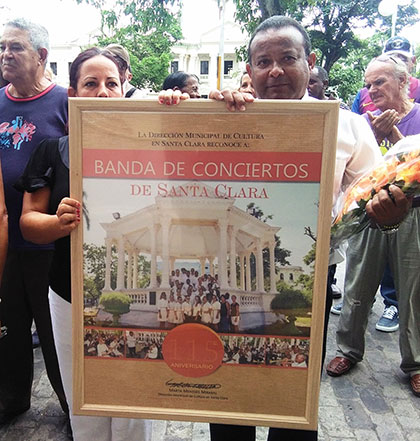 Homenaje a la Banda de Música.