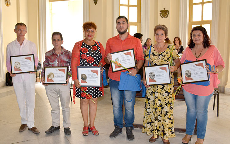 Bibliotecarios premiados en 2018.