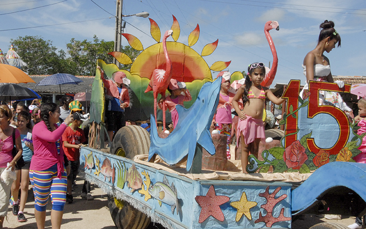 Festival Marino Costero en la comunidad de Carahatas, Quemado de Güines