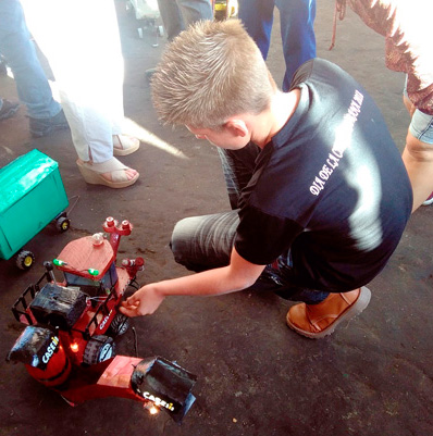 Disposición eléctrica de la combinada. (Foto: Luis Machado Ordetx).