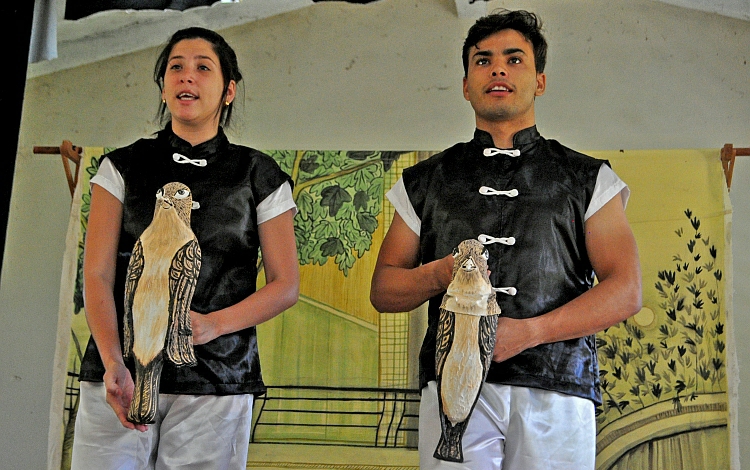 Grupo de Teatro Escambray, obra Los dos ruiseñores.