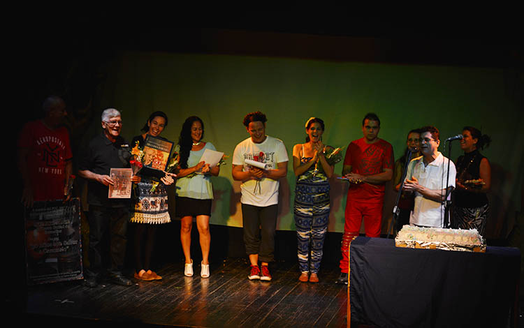 Integrantes del grupo Teatro Guiñol de Remedios.