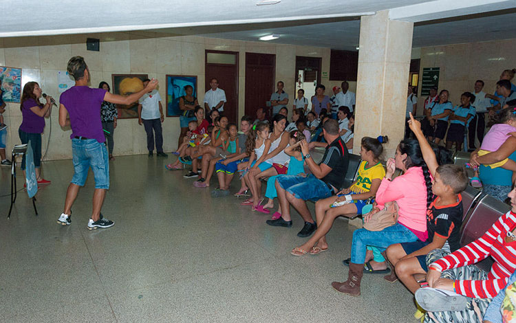 Hospital pediátrico de Villa Clara, escenario para presentación del grupo Alánimo.