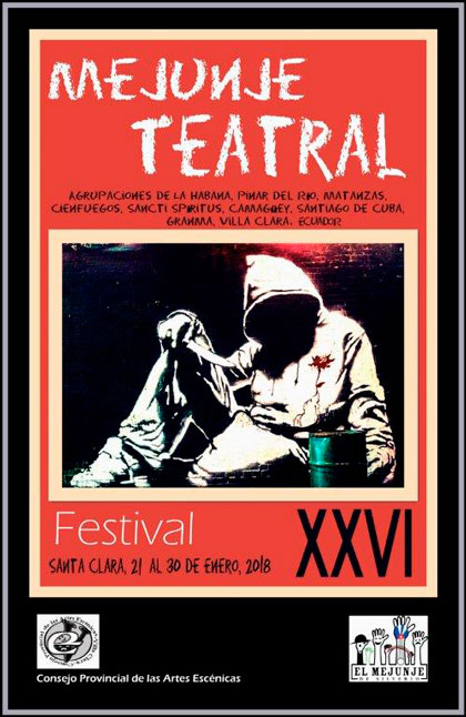 Cartel del Festival Mejunje Teatral.