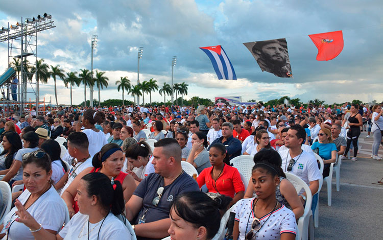 Acto en Santa Clara por los 15 años de la Brigada José Martí