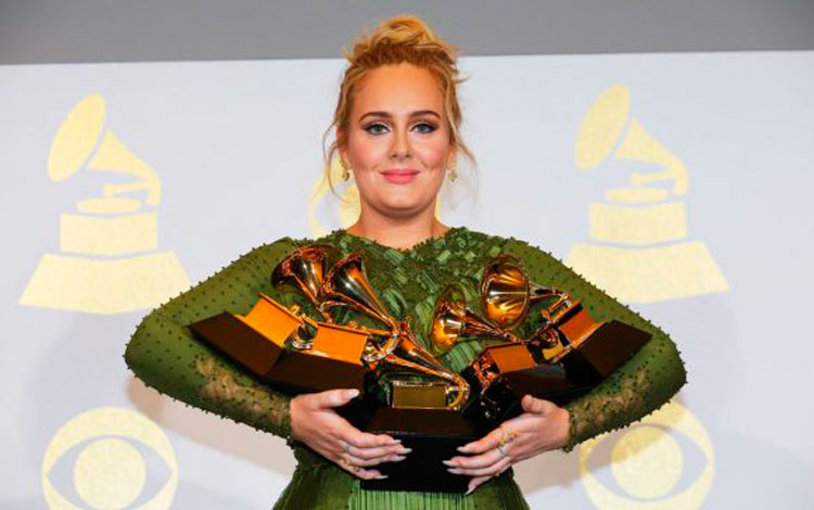 Adele en los premios Grammys 2017