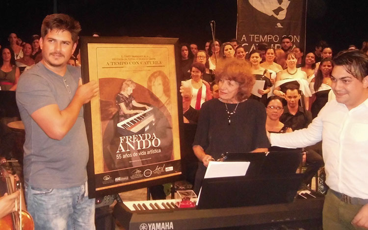 Freyda Anido, homenaje en el A Tempo con Caturla