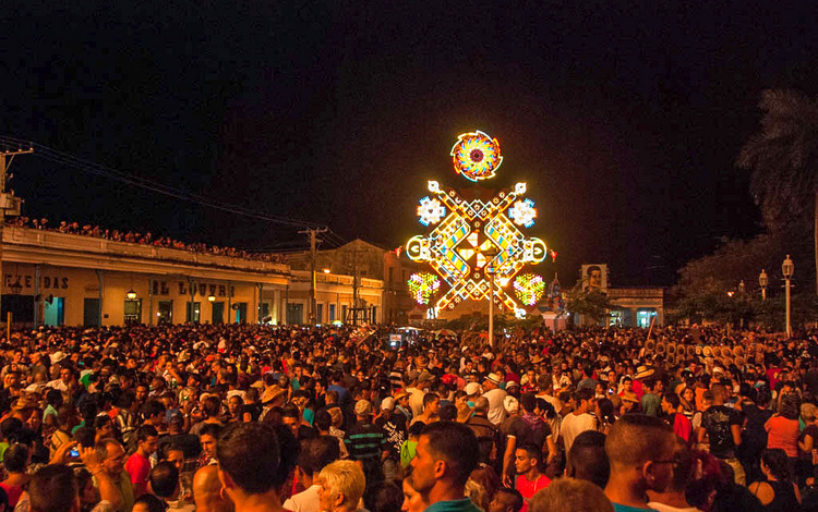 Parrandas en Remedios, Villa Clara.