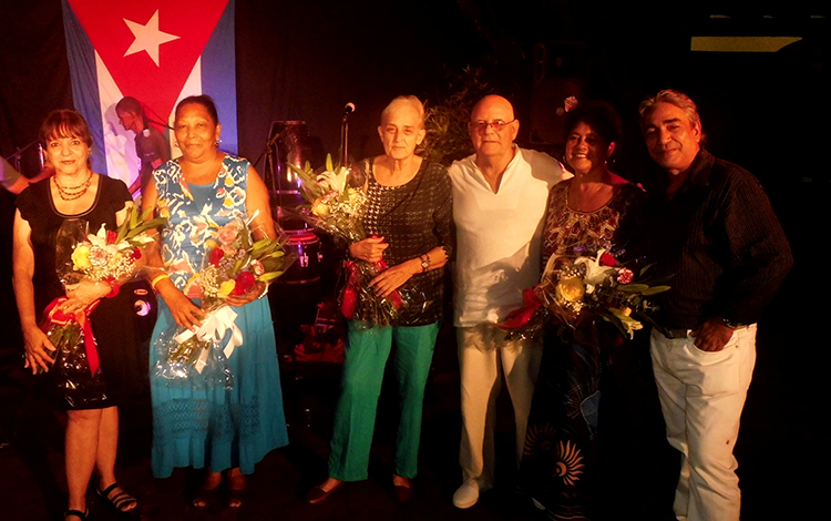 Artistas y escritores homenajeados por la Uneac de Villa Clara en 2018.