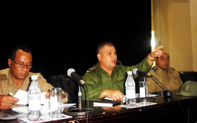Julio Lima Corzo, presidente del Consejo de Defensa Provincial de Villa Clara.