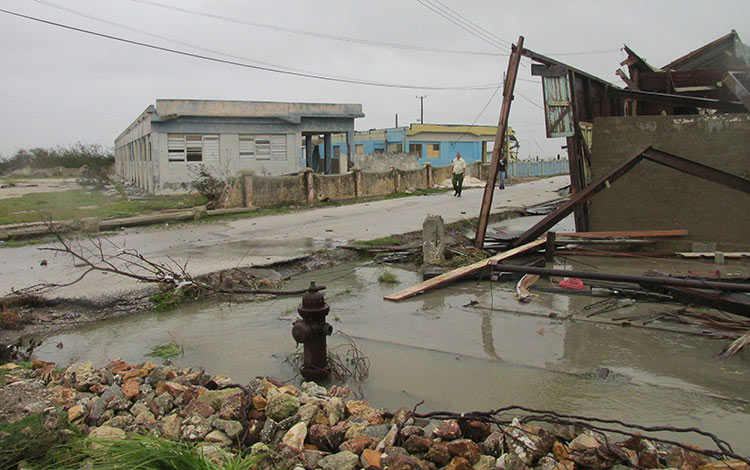 Isabela de Sagua tras el paso del huracán Irma. Isabela de Sagua tras el paso del huracán Irma.
