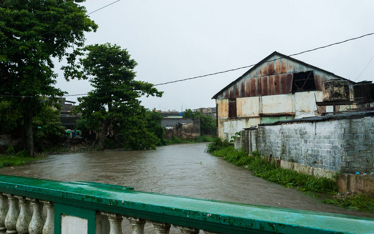 Puente de La Cruz sobre el río Cubanicay. Puente de La Cruz sobre el río Cubanicay.