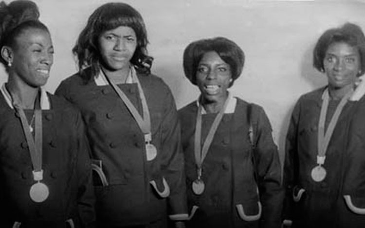 Relevo 4x100 femenino de Cuba de México 1968.