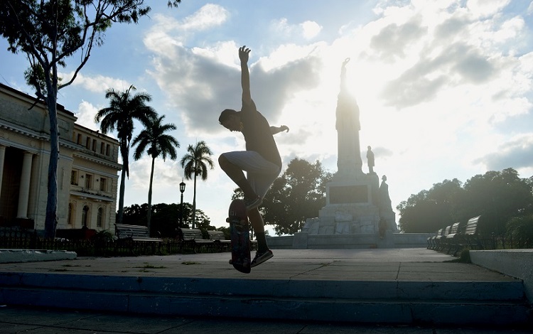 Skateboarding en Santa Clara