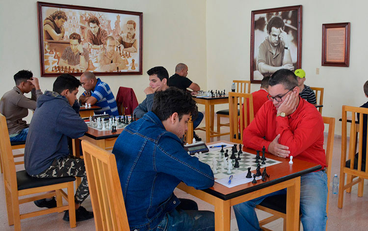 Semifinal nacional masculina de ajedrez.