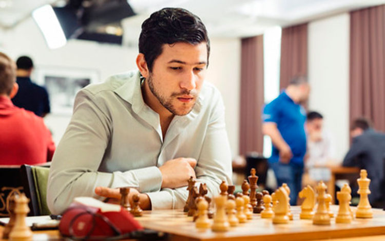 Yasser Quesada, en el torneo Fall Chess de 2019.