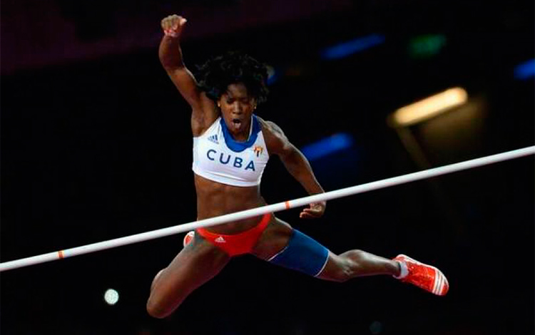 Yarisley Silva, atleta de salto con pértiga, Cuba.