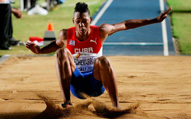 Juan Miguel Echevarría, oro en el Mundial de Atletismo bajo Techo.