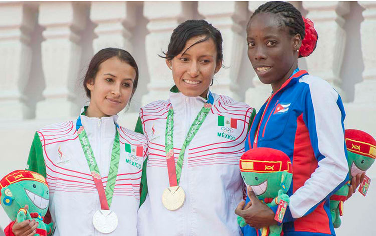 Yudileyvis Castillo Tumbarell, medallista de bronce en los Juegos Centroamericanos y del Caribe de Veracruz 2014.