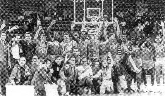 Equipo masculino cubano de baloncesto, bronce en los Juegos Olí­mpicos de Munich 1972.