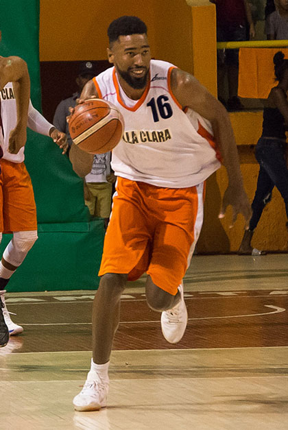 Yoel Cubillas, jugador de baloncesto de Villa Clara.