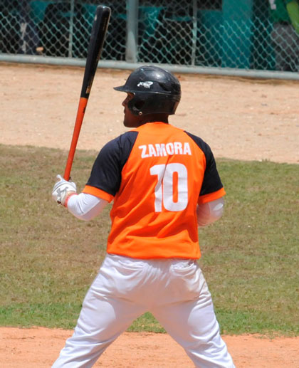 Pelotero Duviel Zamora, equipo sub 23, Villa Clara.