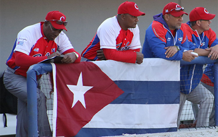 Equipo de dirección de Cuba en la liga Can-am.