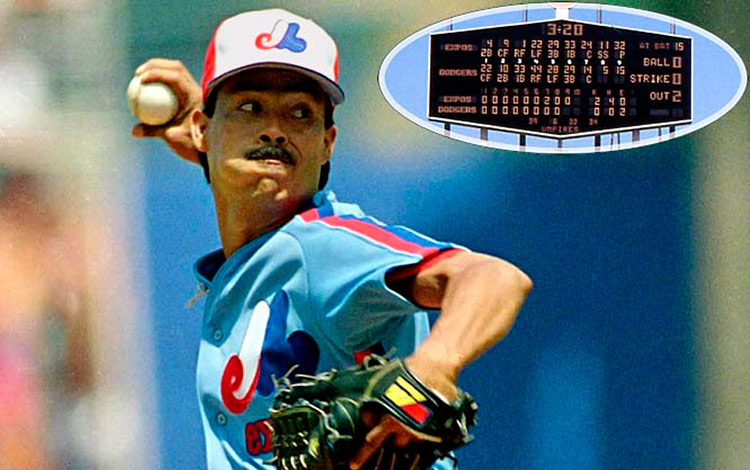 Denis Martínez logró juego perfecto lanzando por los Expos de Montreal.