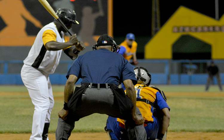 Juego entre Villa Clara y Sancti Spíritus, segunda fase, 58 SNB.