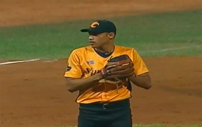 Misael Villa, pitcher.