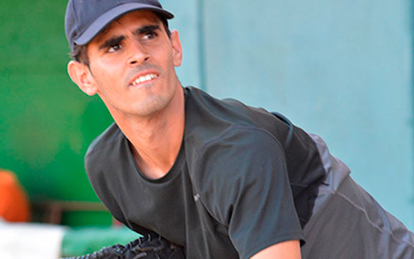 Eddy Díaz, pitcher de Villa Clara.