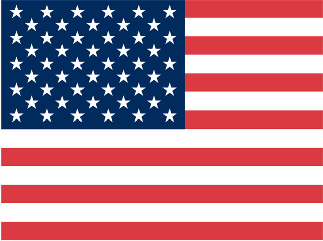 Bandera de Estados Unidos.