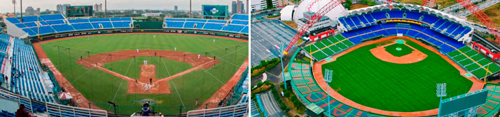 Estadios de béisbol de China Taipéi.