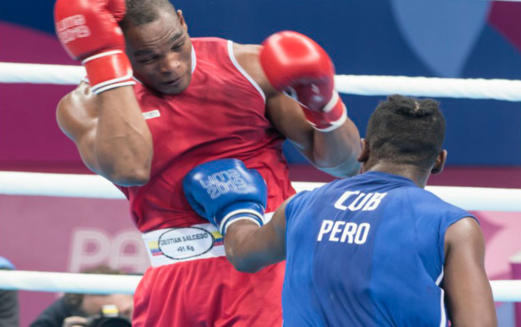 Dainier Peró, campeón de más de 91 kg del boxeo en Lima 2019,