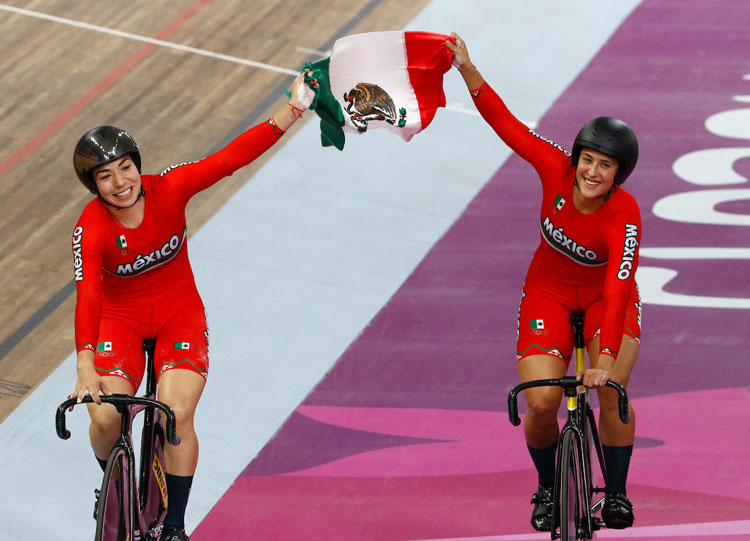 Las mexicanas Luz Daniela Gaxiola y Jessica Salazar, oro y récord panamericano en velocidad por equipo. (Foto: Tomada de Internet)