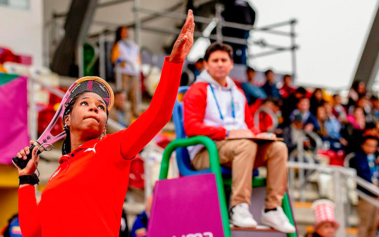 Wendy Durán, atleta de pelota vasca de Cuba.
