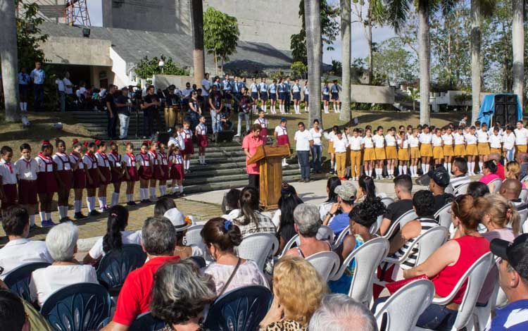 Aniversario 45 de la constitución del Destacamento Pedagógico Manuel Ascunce Domenech
