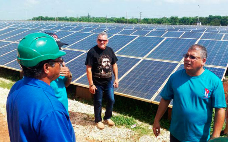 Parque fotovoltaico en Villa Clara