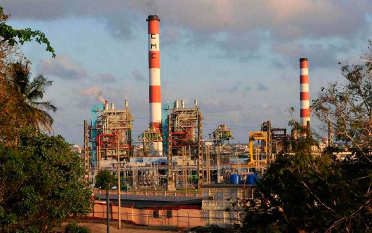 Termoeléctrica Carlos Manuel de Céspedes, Cienfuegos, Cuba.